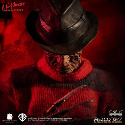 A Nightmare on Elm Street Freddy Krueger One:12 Collective Action Figure
Nightmare on Elm Street Mezco Toyz Action Figures
Item Number: MZ77390WNK1