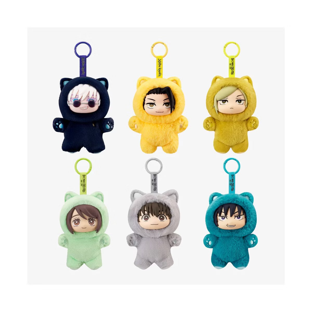 EAKI Jujutsu Kaisen Cat Ear Plushie Blind Box Display Case (6 Blind Boxes) – Season 2 Collection