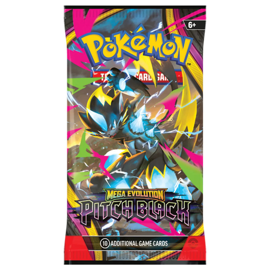 Pokémon Mega Evolution: Pitch Black Booster Pack (Random Pack Art) – Factory Sealed – English