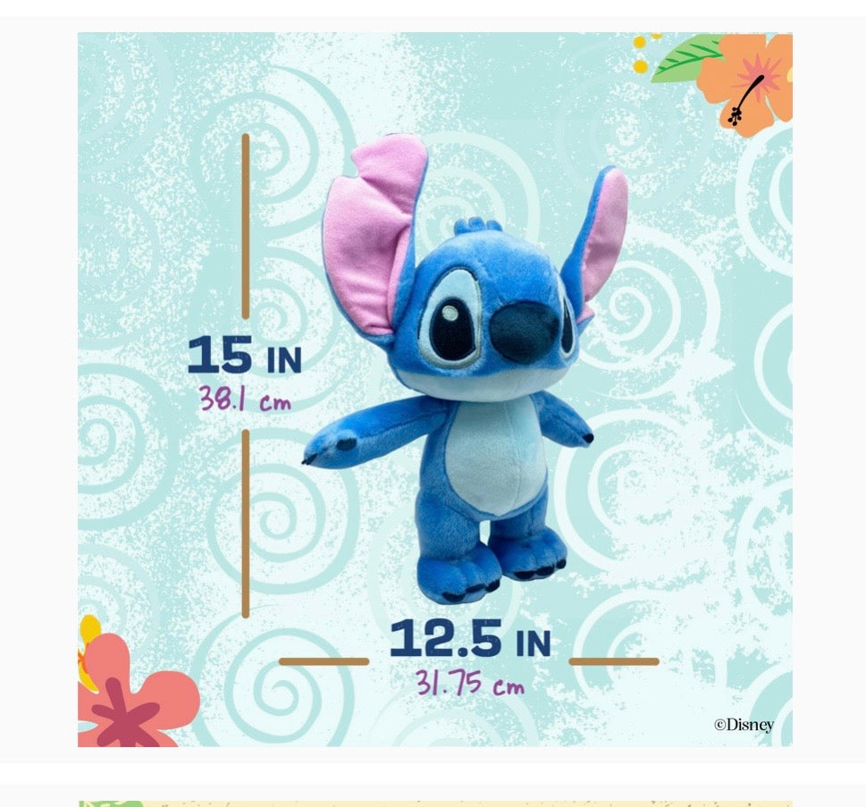 Disney Lilo & Stitch 15-Inch Stitch Plush – Kids Preferred