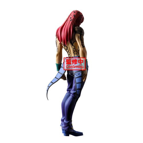 JoJo's Bizarre Adventure: Golden Wind Diavolo Mometria Statue
JoJos Bizarre Adventure Banpresto Statues
Item Number: 702593WNK