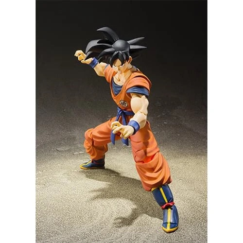 Dragon Ball Z Son Goku A Saiyan Raised On Earth S.H.Figuarts Action Figure- Reissue Dragon Ball Bandai Tamashii Nations Action Figures. Item Number: BLFBAS55540