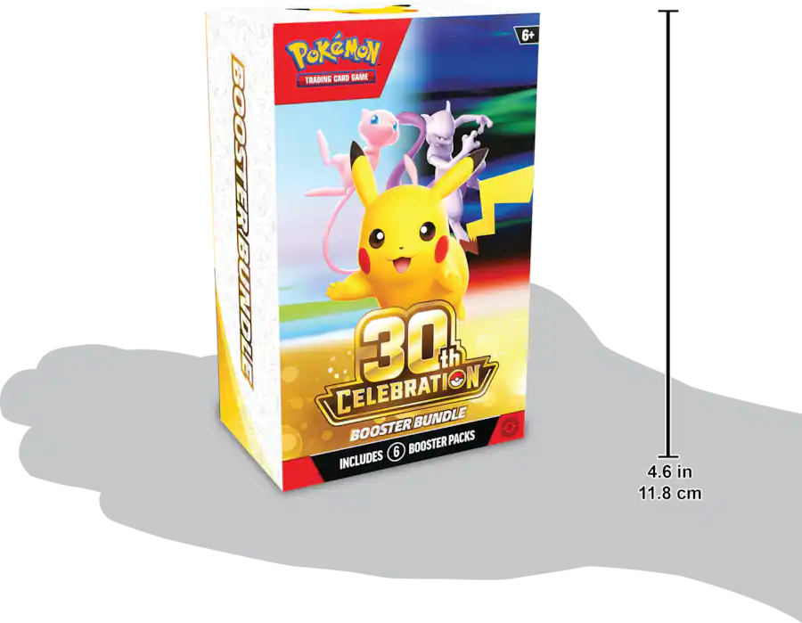 Pokémon TCG: 30th Celebration Booster Bundle – 6 Booster Packs