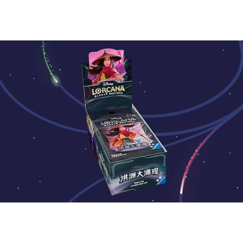 Disney Lorcana Rise of the Floodborn (Chinese) Booster Display Tray of 10
Lorcana Ravensburger Trading Cards
Item Number: RA8665AAWNK