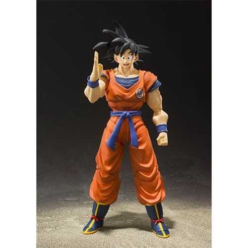 Dragon Ball Z Son Goku A Saiyan Raised On Earth S.H.Figuarts Action Figure- Reissue Dragon Ball Bandai Tamashii Nations Action Figures. Item Number: BLFBAS55540