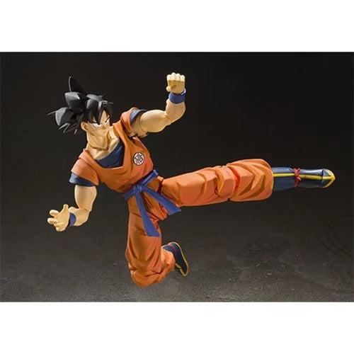 Dragon Ball Z Son Goku A Saiyan Raised On Earth S.H.Figuarts Action Figure- Reissue Dragon Ball Bandai Tamashii Nations Action Figures. Item Number: BLFBAS55540