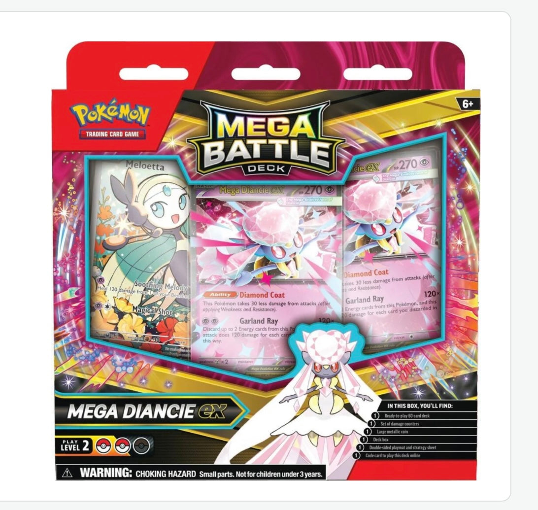 Pokémon TCG Mega Diancie ex Mega Battle Deck