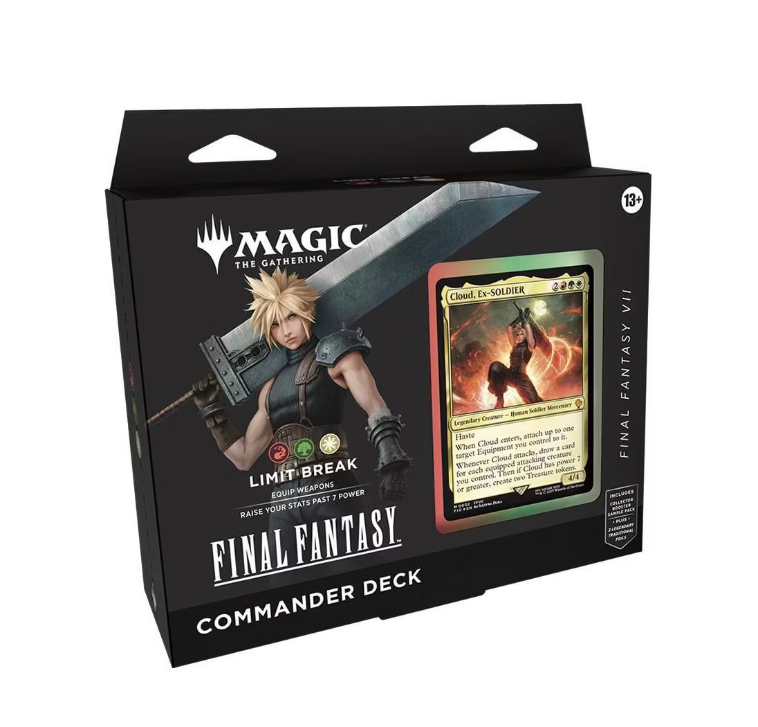 MTG Final Fantasy VII Commander Deck Limit Break Cloud | Magic The Gathering Sealed Deck