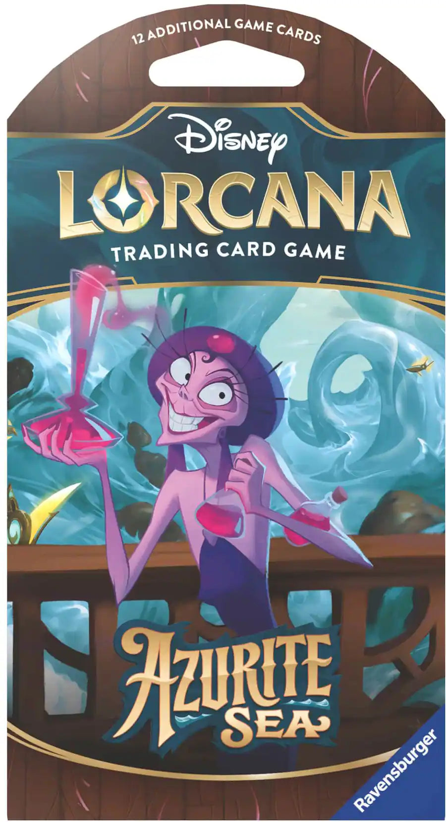 Disney Lorcana: Azurite Sea Sleeved Booster Pack (12 Cards) | Ravensburger