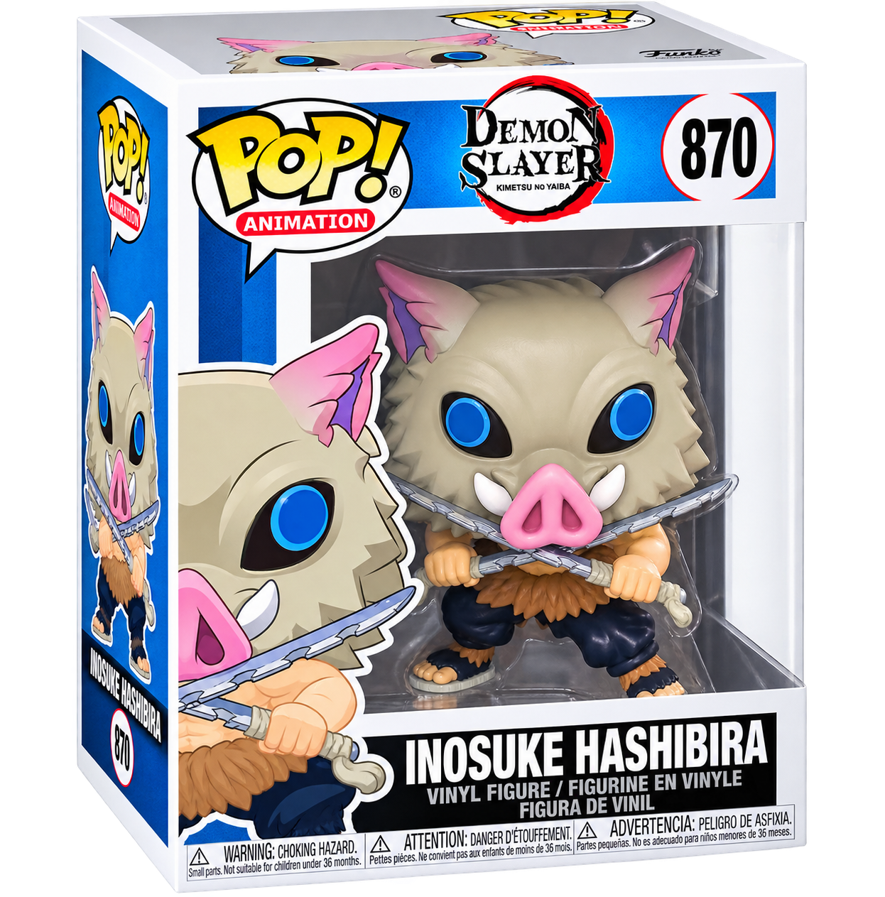 Demon Slayer Inosuke Hashibira Funko Pop! Vinyl Figure #870
Demon Slayer Funko Vinyl Figures