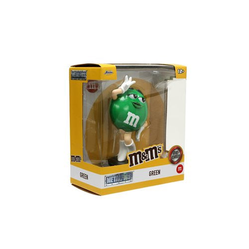 M&M's Green 4-Inch Metals Die-Cast Metal Figure
M&Ms Jada Toys Action Figures. Item Number: JD33238