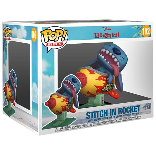 Lilo & Stitch Stitch in Rocket Funko Pop! Vinyl Vehicle #102.