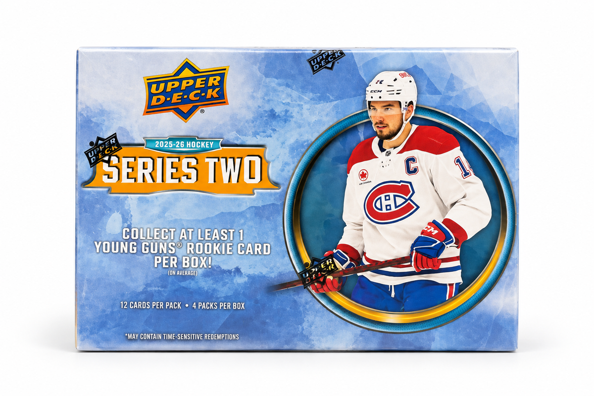 2025-26 Upper Deck Series Two NHL Hockey Blaster Box – 4 Pack