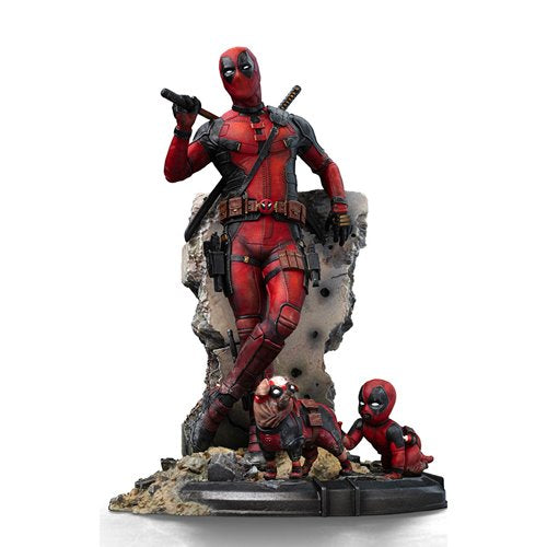 Deadpool & Wolverine Deadpool 1:10 Art Scale Limited Edition Statue
Deadpool Iron Studios Statues and Busts. Item Number: RN56302a