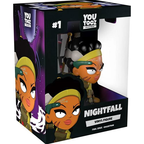 Final Space Collection Nightfall Vinyl Figure #1, Not Mint
Final Space Youtooz Vinyl Figures and Banks. Item Number: NMYTFNALSPACE1WN
