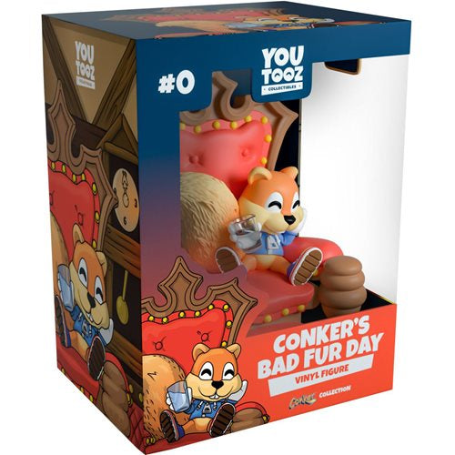Youtooz Conker’s Bad Fur Day Vinyl Figure #0 – Conker Collection (4.6” Video Game Collectible