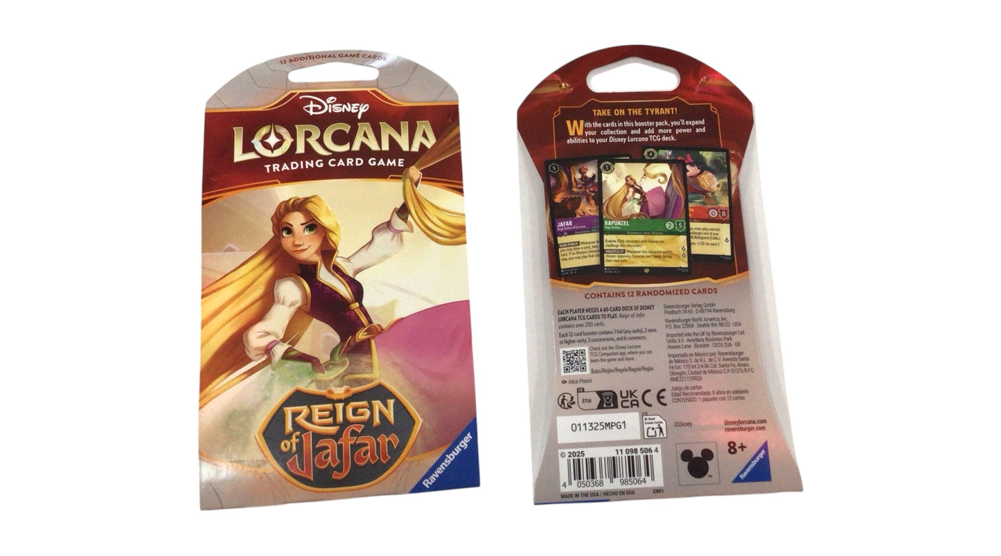 Disney Lorcana TCG – Reign of Jafar Booster Pack (12 Cards) | Ravensburger