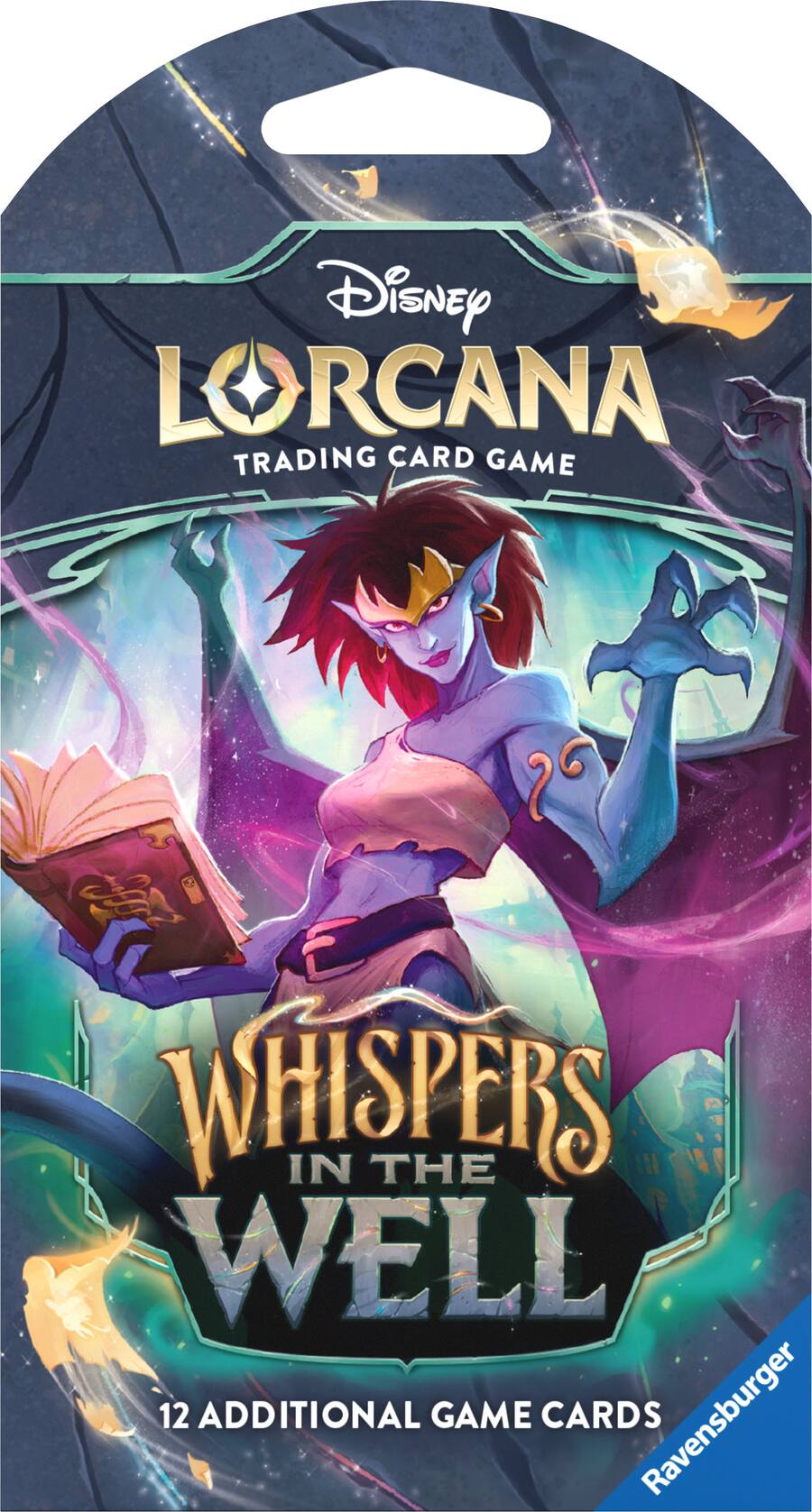 Disney Lorcana: Whispers in the Well Sleeved Booster Pack – 12 Cards – Chase Rare & Foil – Factory Sealed – 100% Authentic