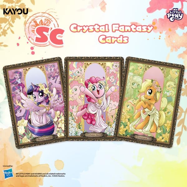 Kayou My Little Pony Friendship Eternal Cards – Moon Edition Display Box (24 Packs, 8 Cards Per Pack)