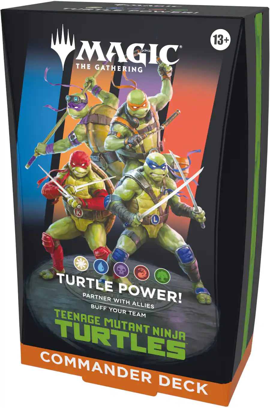 Magic: The Gathering Teenage Mutant Ninja Turtles Commander Deck – Turtle Power | MTG Universes Beyond Commander Deck