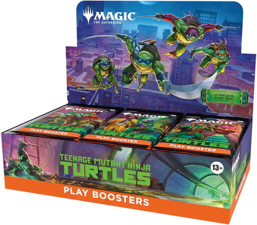 Magic The Gathering TMNT Play Booster Box (30 Packs) – MTG Teenage Mutant Ninja Turtles Trading Cards