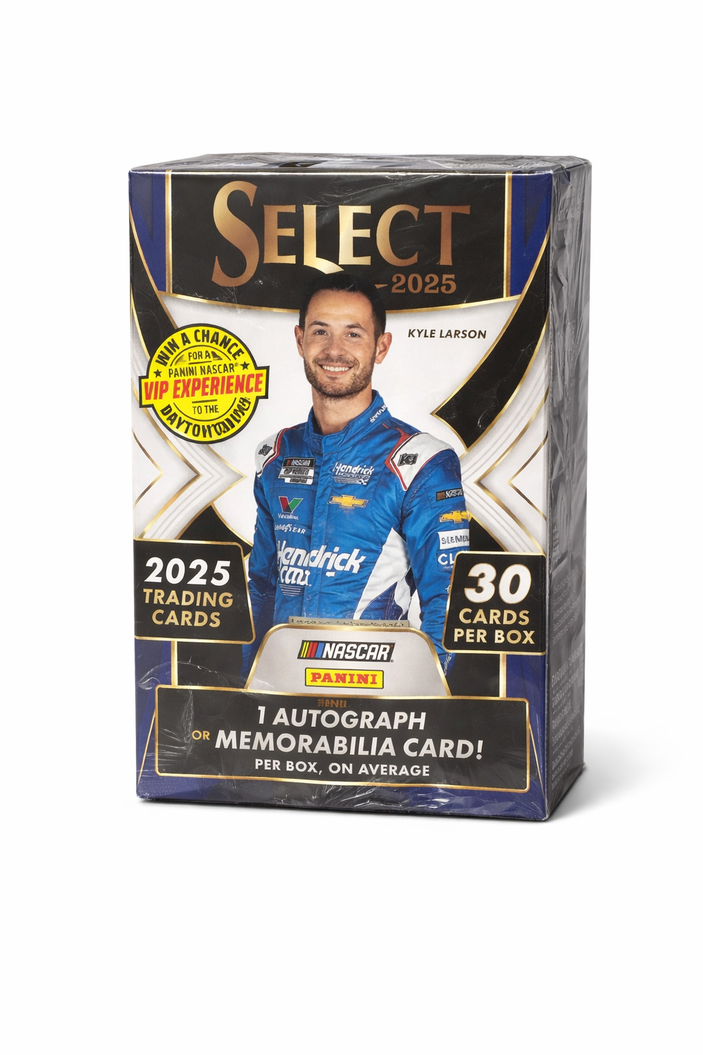 2025 Panini Select NASCAR Trading Cards Blaster Box – 30 Cards | 1 Auto or Memorabilia Per Box Avg.