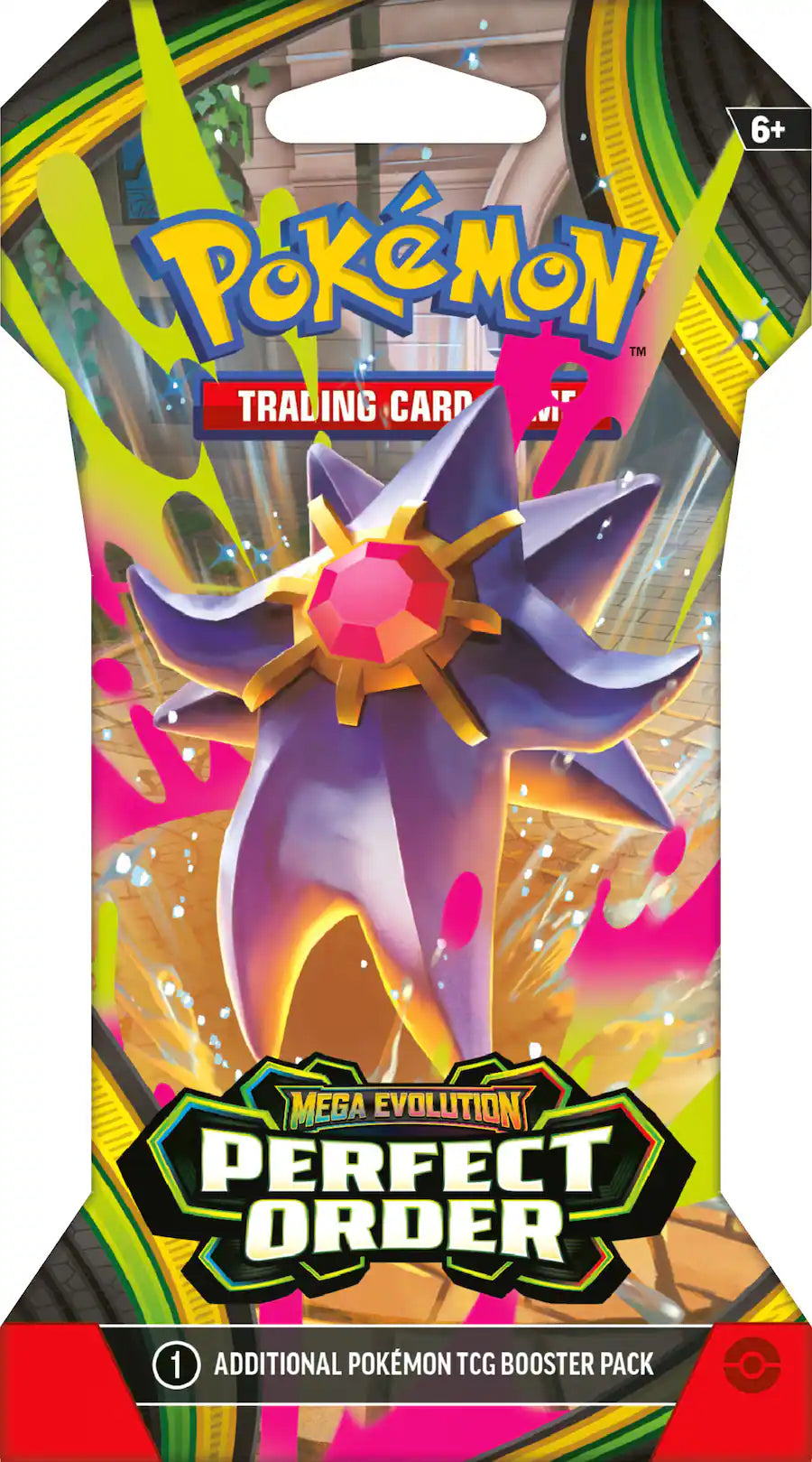 Pokémon TCG Mega Evolution Perfect Order Booster Pack (Random Artwork) – 10 Cards – Factory Sealed