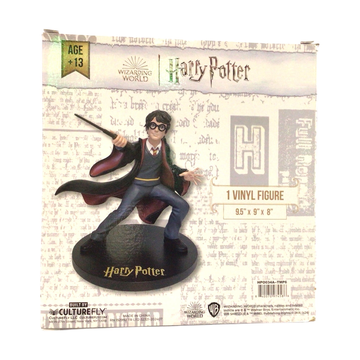 Harry Potter Wizarding World Vinyl Figure by CultureFly – 9.5” Collectible Statue (Age 13+)
