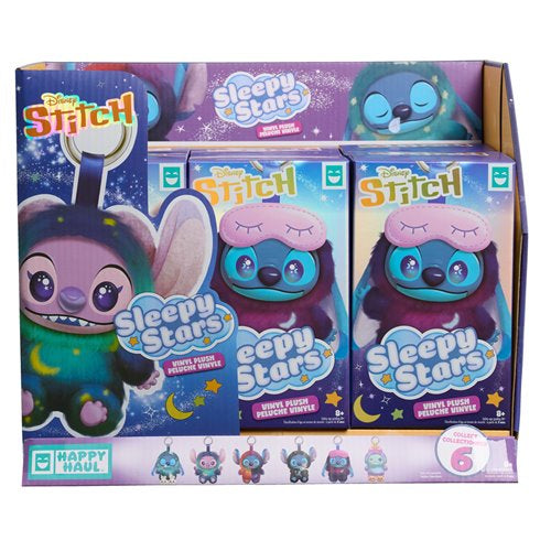 Lilo & Stitch Sleepy Stars Blind-Box Vinyl Plush Case of 6
Just Play Lilo & Stitch Plush
Item Number: JP12489AWNK1
Pieces Per Case: 6