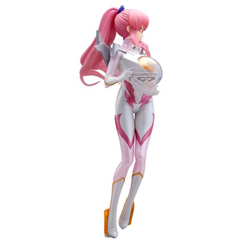 Mobile Suit Gundam Seed Freedom Lacus Clyne Pilot Suit Pearl Version Glitter and Glamours Statue
Gundam Banpresto Statues. Item Number:740700