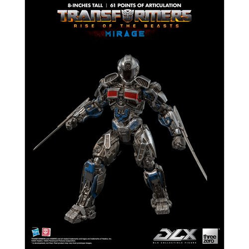 Transformers: Rise of the Beasts Mirage DLX Action Figure
Transformers Threezero Action Figures
Item Number: TH3Z0564WNK