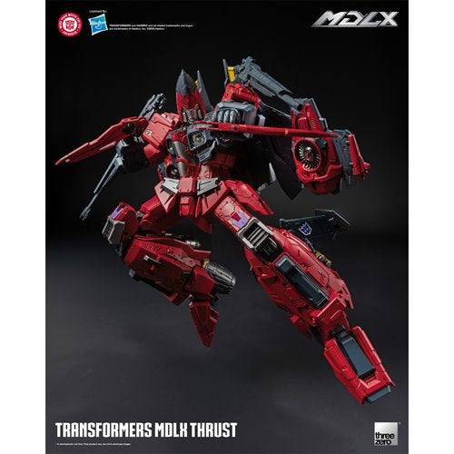 Transformers Thrust MDLX Action Figure
Transformers Threezero Action Figures
Item Number: TH3Z0889WNK