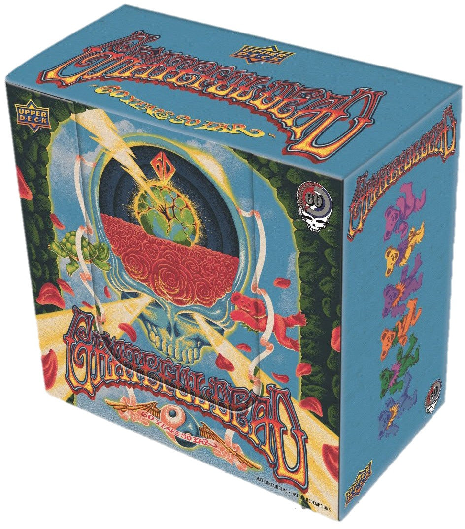 2025 Upper Deck Grateful Dead 60 Years So Far Visual Trip Trading Cards Box Set | 50-Card Base Set + 5 Inserts/Parallels