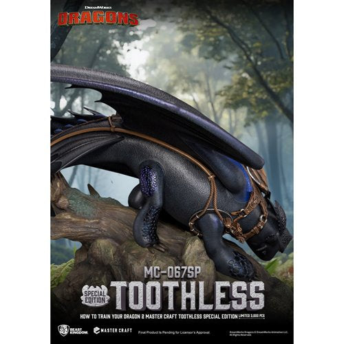How to Train Your Dragon 2 Toothless MC-067SP Master Craft Statue
How to Train Your Dragon Beast Kingdom Statues and Busts
Item Number: BKMC067SPWNK
