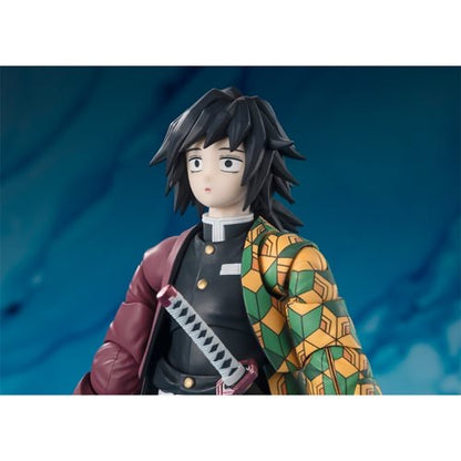 Demon Slayer:Kimetsu  No Yaiba Giyu Tomioka  S.H. Figuarts Action Figure Demon Slayer Bandai Tamashii Nations Action Figures Item Number: BLFBAS66477