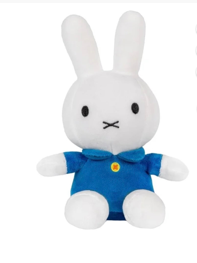 Miffy 12-Inch Plush Bunny – Blue Outfit