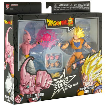 Dragon Ball Z Dragon Stars Battle Pack Super Saiyan 3 Goku vs Majin Buu Final Action Figure 2-Pack
Bandai Namco Dragon Ball Action Figures
Item Number: BA37295WNK