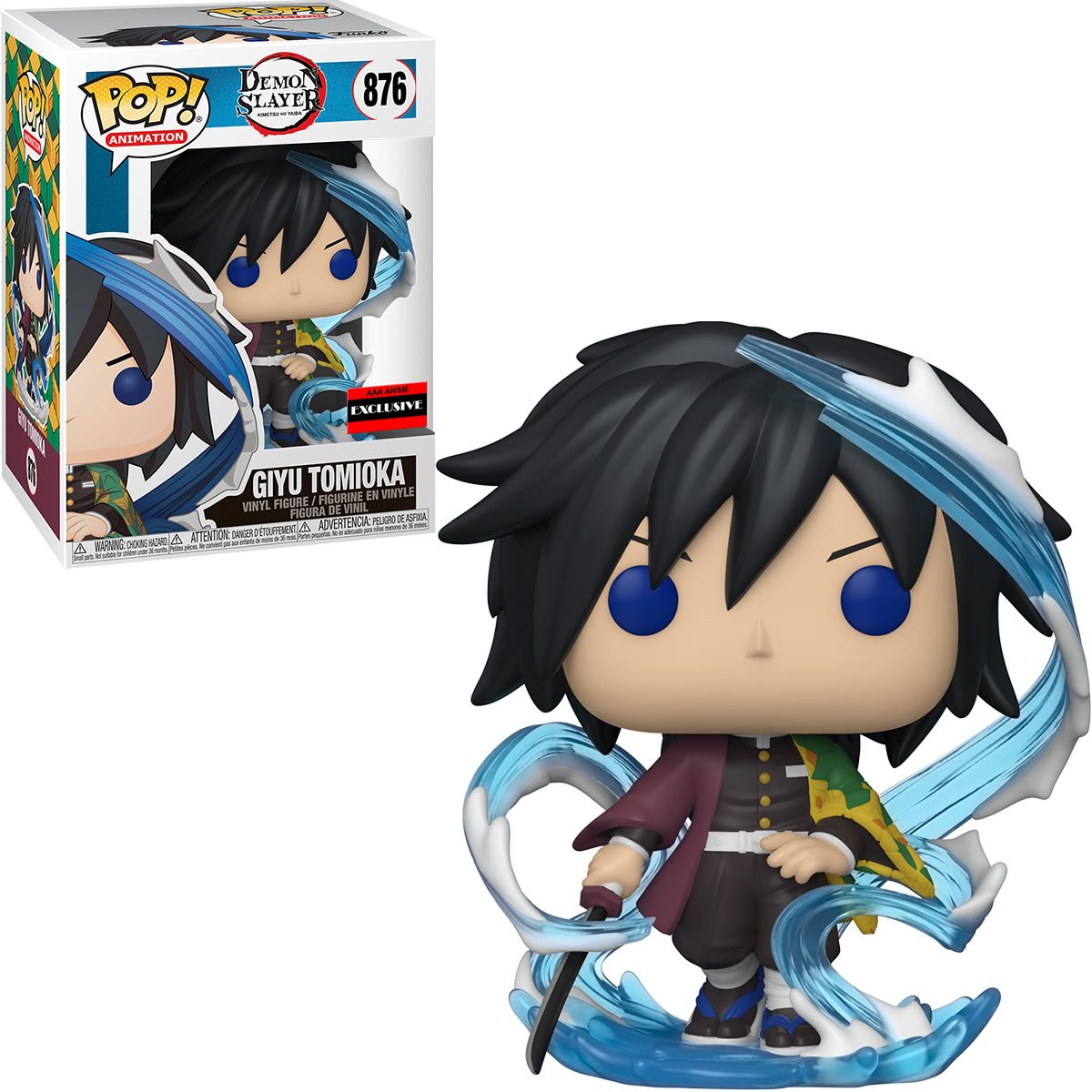 Demon Slayer Giyu Tomioka Funko Pop! Vinyl Figure - AAA Anime Exclusive