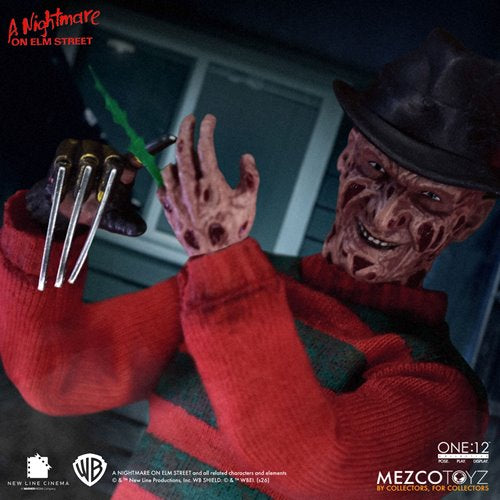 A Nightmare on Elm Street Freddy Krueger One:12 Collective Action Figure
Nightmare on Elm Street Mezco Toyz Action Figures
Item Number: MZ77390WNK1
