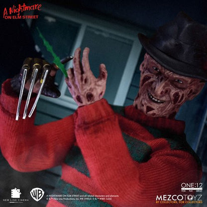 A Nightmare on Elm Street Freddy Krueger One:12 Collective Action Figure
Nightmare on Elm Street Mezco Toyz Action Figures
Item Number: MZ77390WNK1