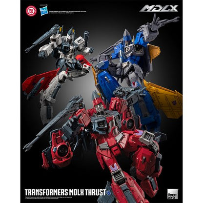 Transformers Thrust MDLX Action Figure
Transformers Threezero Action Figures
Item Number: TH3Z0889WNK