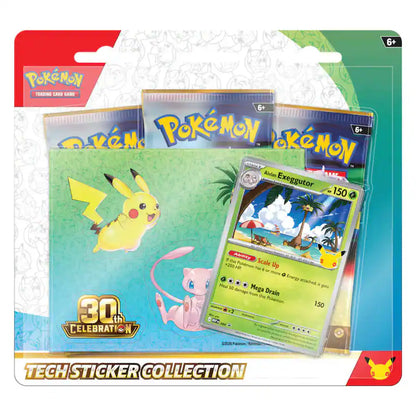 Pokémon TCG: 30th Celebration Tech Sticker Collection – Alolan Exeggutor
 
