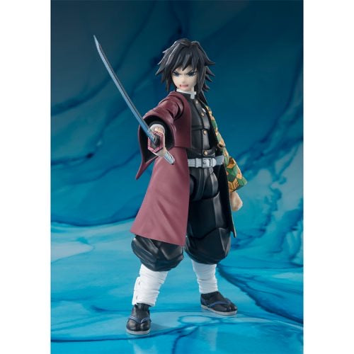 Demon Slayer:Kimetsu  No Yaiba Giyu Tomioka  S.H. Figuarts Action Figure Demon Slayer Bandai Tamashii Nations Action Figures Item Number: BLFBAS66477