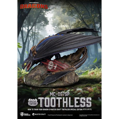 How to Train Your Dragon 2 Toothless MC-067SP Master Craft Statue
How to Train Your Dragon Beast Kingdom Statues and Busts
Item Number: BKMC067SPWNK