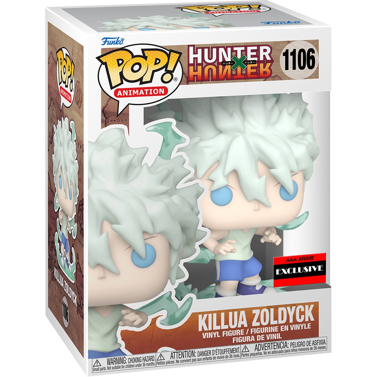 Hunter x Hunter Killua Zoldyck Godspeed Funko Pop! Vinyl Figure - AAA Anime Exclusive