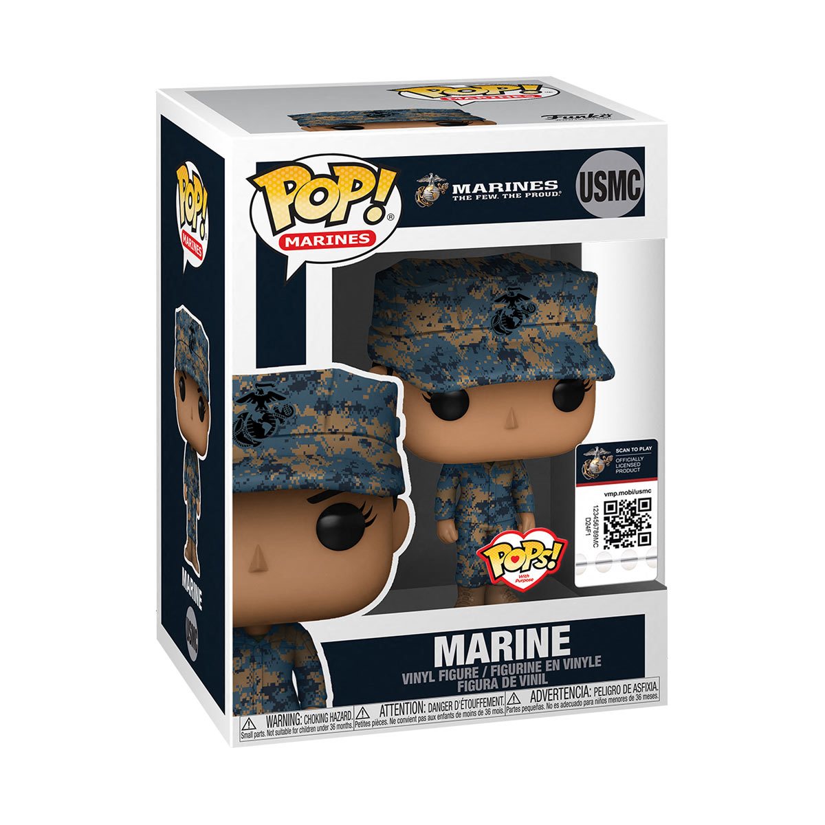 Military Marine Female (Hispanic) Funko Pop! Vinyl Figure