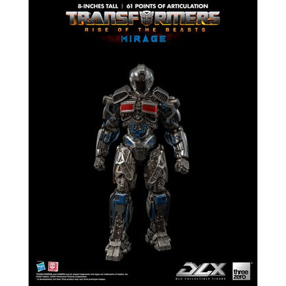 Transformers: Rise of the Beasts Mirage DLX Action Figure
Transformers Threezero Action Figures
Item Number: TH3Z0564WNK