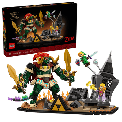 LEGO The Legend of Zelda: Ocarina of Time – The Final Battle Building Set 77093 – 1,003 Pieces
