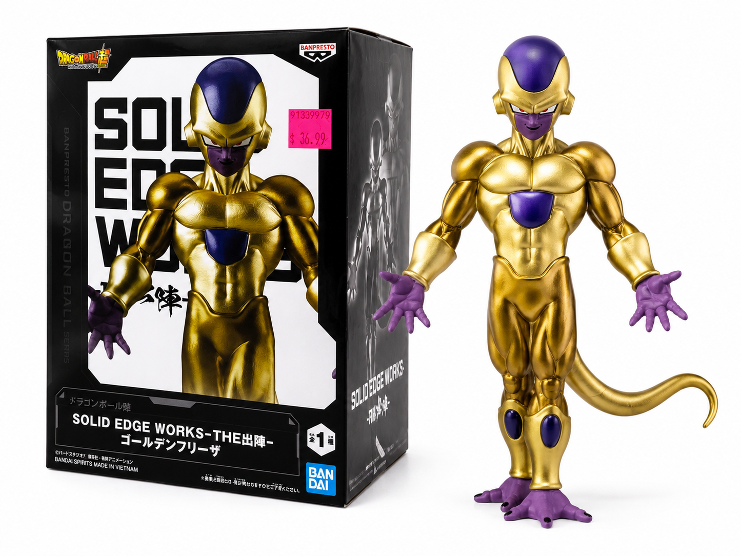 Banpresto Dragon Ball Super Solid Edge Works Golden Frieza Figure – Bandai Spirits. Item #NY706393