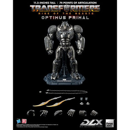 Transformers: Rise of the Beasts Optimus Primal DLX Action Figure
Transformers Threezero Action Figures
Item Number: TH3Z0565WNK